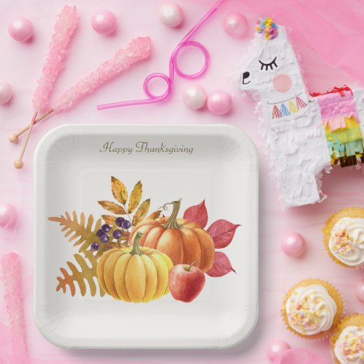 Thanksgiving Pumpkins Paper Bord (Feest)