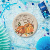 Thanksgiving Pumpkins Papieren Bordje (Feest)