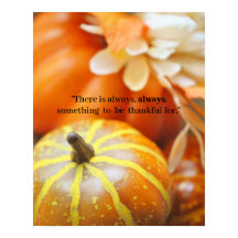 Thanksgiving Pumpkins Poster