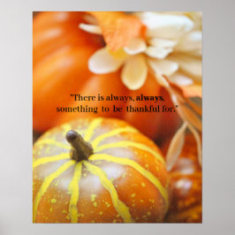 Thanksgiving Pumpkins Poster