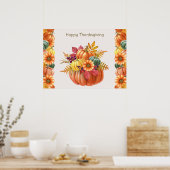 Thanksgiving Pumpkins Poster (Keuken)