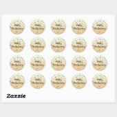 Thanksgiving Pumpkins Ronde Sticker (Vel)