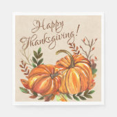 Thanksgiving Pumpkins Servet (Voorkant)