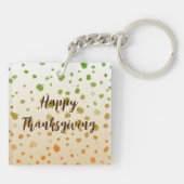 Thanksgiving Pumpkins Sleutelhanger (Achterkant)