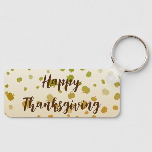 Thanksgiving Pumpkins Sleutelhanger (Voorkant)