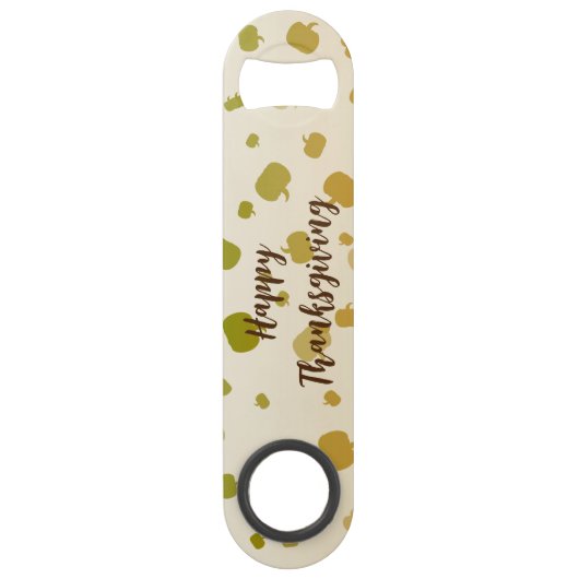 Thanksgiving Pumpkins Speed Flessenopener (Voorkant)