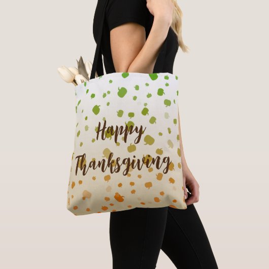 Thanksgiving Pumpkins Tote Bag (Dichtbij)