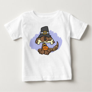 Thanksgiving puppy t-shirt