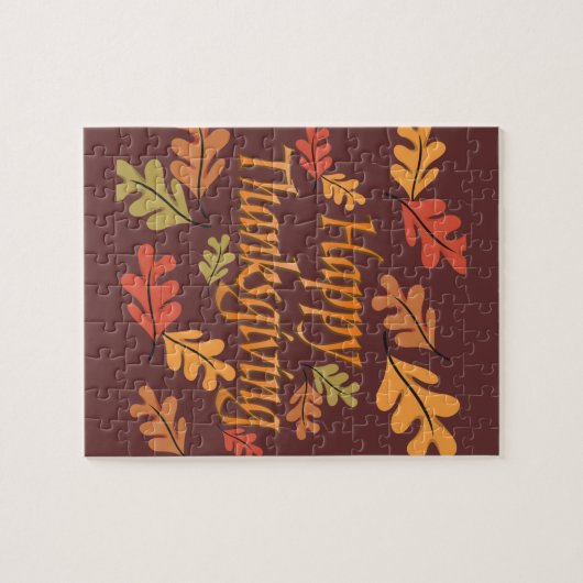 Thanksgiving Puzzle Legpuzzel (Horizontaal)