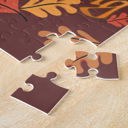 Thanksgiving Puzzle Legpuzzel (Zijkant)