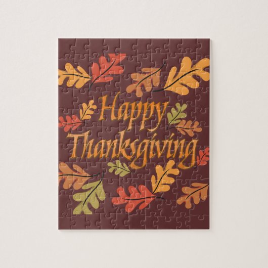Thanksgiving Puzzle Legpuzzel (Verticaal)