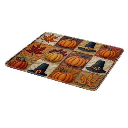 Thanksgiving Quilt glassnijplank Snijplank (Hoek)