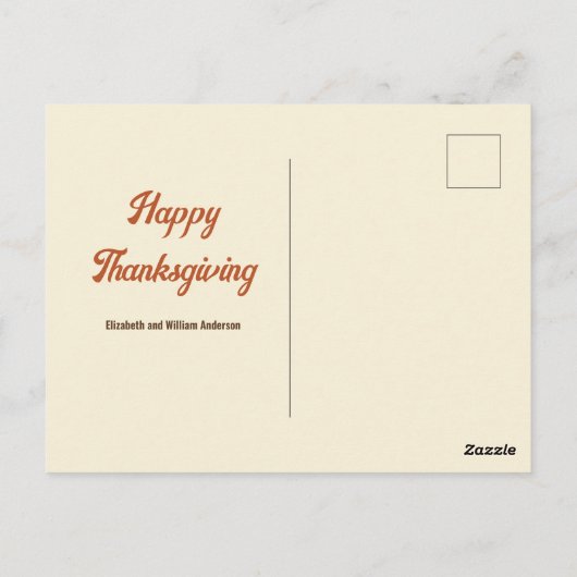 Thanksgiving Quote door John F. Kennedy 2-zijdig Briefkaart (Achterkant)