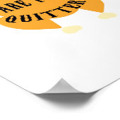 Thanksgiving Quote Essentieel - restjes zijn voor  Poster (Hoek)