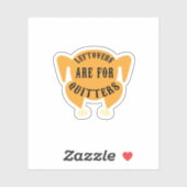 Thanksgiving Quote Essentieel - restjes zijn voor  Sticker (Vel)