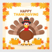 Thanksgiving Raamsticker (Vel)