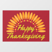 Thanksgiving Raamsticker (Vel)