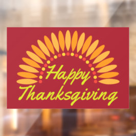 Thanksgiving Raamsticker