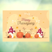 Thanksgiving Raamsticker (Vel 3)
