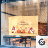 Thanksgiving Raamsticker (Cafe Raam)