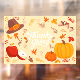 Thanksgiving Raamsticker