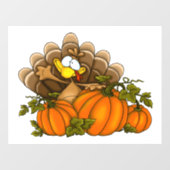 Thanksgiving Raamsticker (Vel)