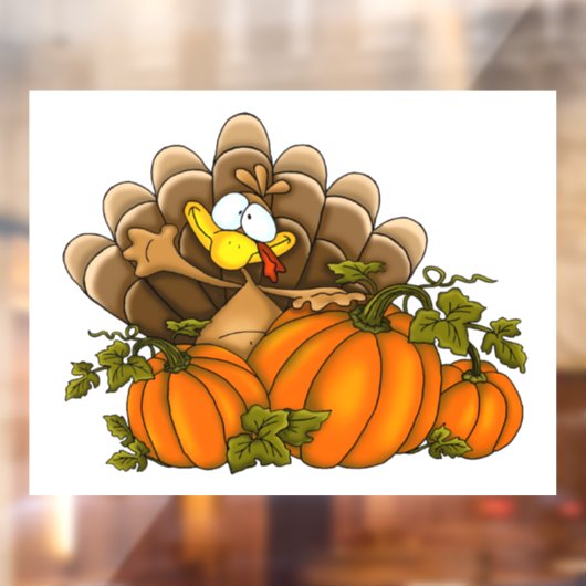 Thanksgiving Raamsticker (Vel 2)