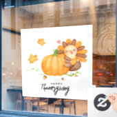 Thanksgiving Raamsticker (Cafe Raam)