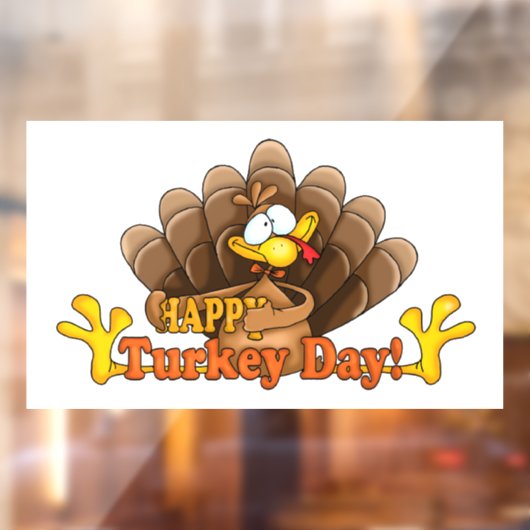Thanksgiving Raamsticker (Vel 2)