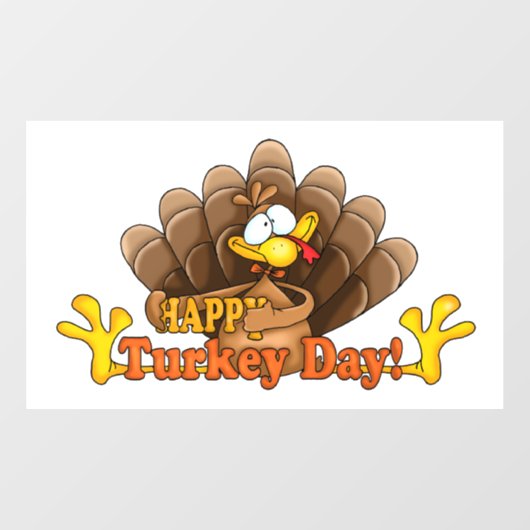 Thanksgiving Raamsticker (Vel)