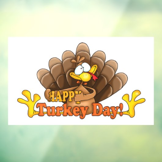 Thanksgiving Raamsticker (Vel 3)