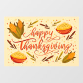 Thanksgiving Raamsticker (Vel)