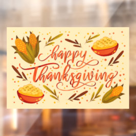 Thanksgiving Raamsticker