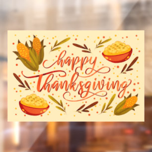 Thanksgiving Raamsticker