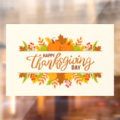 Thanksgiving Raamsticker (Vel 2)