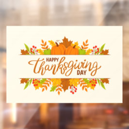 Thanksgiving Raamsticker
