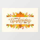 Thanksgiving Raamsticker (Vel)