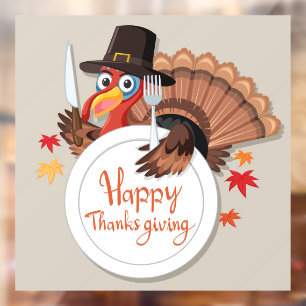 Thanksgiving Raamsticker