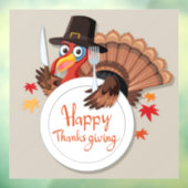 Thanksgiving Raamsticker (Vel 3)