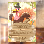 Thanksgiving Raamsticker (Vel 2)