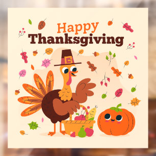 Thanksgiving Raamsticker