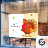 Thanksgiving Raamsticker (Cafe Raam)