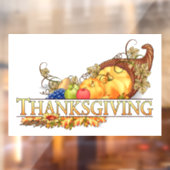 Thanksgiving Raamsticker (Vel 2)