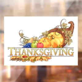 Thanksgiving Raamsticker