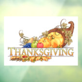 Thanksgiving Raamsticker (Vel 3)