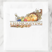 Thanksgiving Rechthoekige Sticker (Tas)