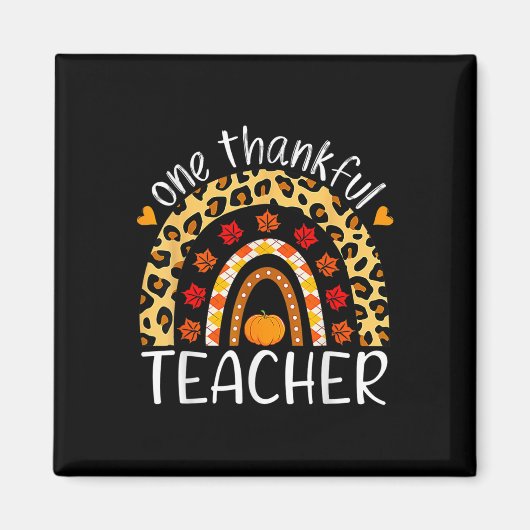 Thanksgiving regenboogluipaard magneet (Voorkant)
