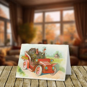 Thanksgiving reizen feestdagen kaart