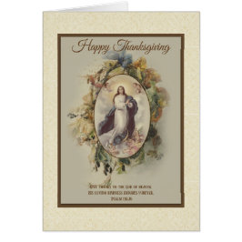 Thanksgiving Religieuze Maagd Mary zonder grenzen