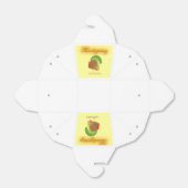 Thanksgiving resten meeneemdoos bedankdoosjes (Uitgevouwen)